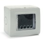 Contenitore Autoportante Stagno IP55 per Tubo Sportello con Membrana Cedibile 3 Moduli Bianco
