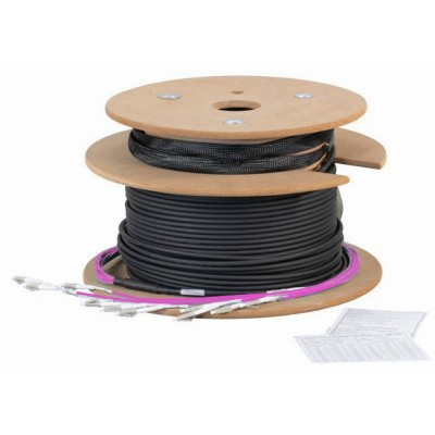 Cavo Fibra Ottica Multimodale 4 Fibre OM4 LC/LC 50/125 100 m