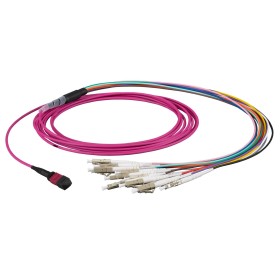 Cavo Patch a 12 Fibre Multiconnessione MTP-F/LC OM4 2m