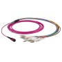 Cavo Patch a 12 Fibre Multiconnessione MTP-F/LC OM4 2m