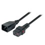Cavo Prolunga C20 180&deg a C19 180&deg con Blocco IEC 1m