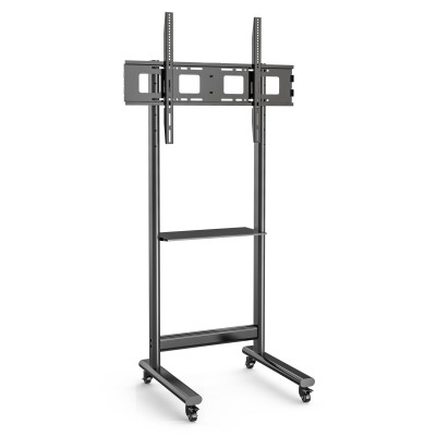 Supporto da Pavimento TV LCD/LED 50-90'' Altezza Regolabile con Mensola