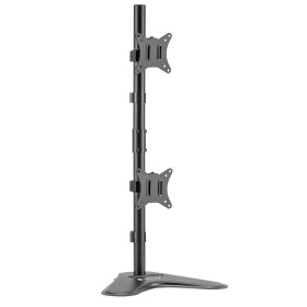 Supporto da Scrivania 2 Monitor 17-32'' con Base e Supporto per Smartphone