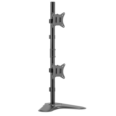 Supporto da Scrivania 2 Monitor 17-32'' con Base e Supporto per Smartphone