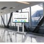 Supporto da Pavimento per TV da 70'' a 120'' Bianco