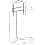Supporto da Pavimento Super Slim per TV LCD/LED/Plasma da 32'' a 70''