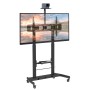 Supporto da Pavimento TV LCD/LED 52-110'' Altezza Regolabile 2 Mensole