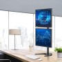 Supporto da Scrivania 2 Monitor 13-27'' con base