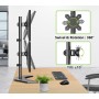 Supporto da Scrivania 2 Monitor 13-27'' con base