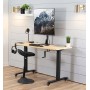Supporto da Scrivania 2 Monitor 17-32'' con Base e Supporto per Smartphone