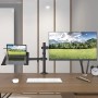 Supporto da Scrivania Braccio per Monitor 13-32'' e Mensola per Laptop