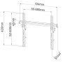 Staffa a Muro Inclinabile TV LED LCD 40-65''