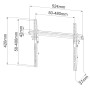 Staffa a Muro Inclinabile TV LED LCD 23-55''