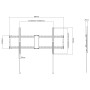 Staffa a Muro Fissa TV LED LCD 43-90''