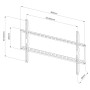 Staffa a Muro Fissa Slim TV LED LCD 42-80''