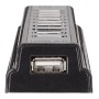Hub USB 2.0 Hi-Speed 10 Porte da Tavolo con Alimentatore