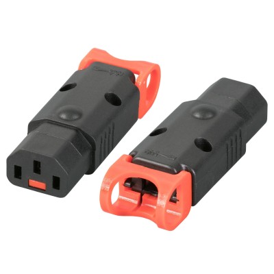 Connettore VDE F per Assemblaggio Cavi Dispositivi a Freddo con Blocco IEC-Lock+