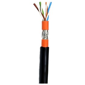 Matassa S/FTP Cavo Cat. 7 Rame per Interno Esterni 250m Rigido Nero