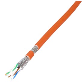 Matassa S/FTP Cavo Cat. 7A Rame 1200MHz B2ca 100m Rigido Arancione