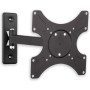 Supporto a muro per TV LED LCD 19 - 37'' inclinabile 2 snodi nero