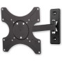 Supporto a muro per TV LED LCD 19 - 37'' inclinabile 2 snodi nero