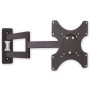 Supporto a muro per TV LED LCD 19-37'' inclinabile 3 snodi nero