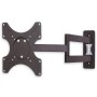 Supporto a muro per TV LED LCD 19-37'' inclinabile 3 snodi nero