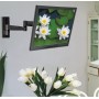 Supporto a Muro per TV LED LCD 13 - 37'' Inclinabile 3 Snodi Nero