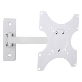 Supporto a muro per TV LED LCD 19 - 37'' inclinabile 2 snodi bianco