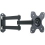 Supporto a Muro per TV LED LCD 13-30'' Full-Motion Nero