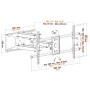 Staffa a Muro per TV LCD 37-90'' Full-Motion