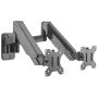 Staffa a Muro con Molla a Gas per due Monitor 17-32''