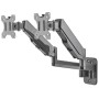 Staffa a Muro con Molla a Gas per due Monitor 17-32''