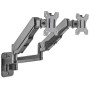 Staffa a Muro con Molla a Gas per due Monitor 17-32''