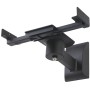 Coppia Staffe Speakers a Parete fino a 25kg Nero