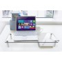 Ripiano Universale in Vetro Trasparente per Monitor Laptop Notebook