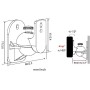 Coppia Staffe Speakers a Parete Universali Regolabili