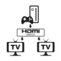 Switch HDMI 2 porte Bidirezionale 4K 60Hz