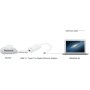 Cavo Convertitore Adattatore da USB-C&trade M a Gigabit Ethernet