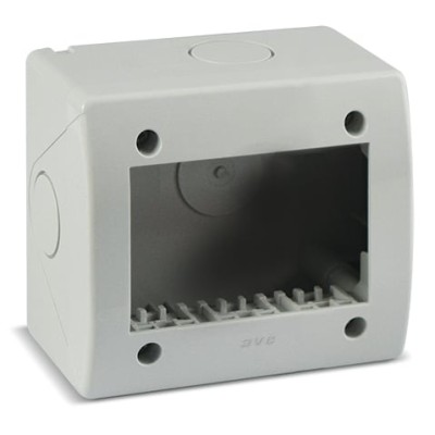 Contenitore Autoportante IP40 S44 per Minicanali 3 Moduli Bianco