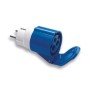 Adattatore industriale da S31 a 1 presa CEE blu