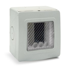 Contenitore Autoportante Stagno IP55 per Tubo Sportello con Membrana Cedibile 1 Modulo Bianco