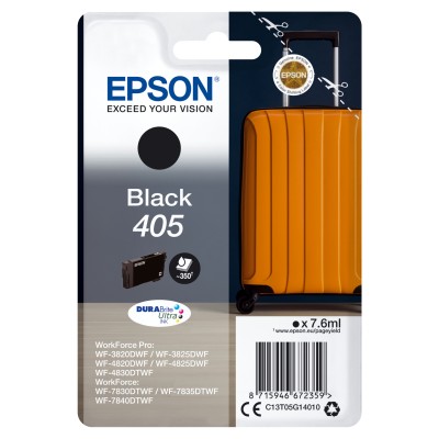 EPSON CARTUCCIA VALIGIA 405 NERO INKJET STANDARD C13T05G14010 NO BLISTER