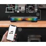 2 in 1 Gaming Sound System Soundbar e Speakers Bluetooth v5.0 Illuminazione RGB