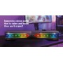 2 in 1 Gaming Sound System Soundbar e Speakers Bluetooth v5.0 Illuminazione RGB