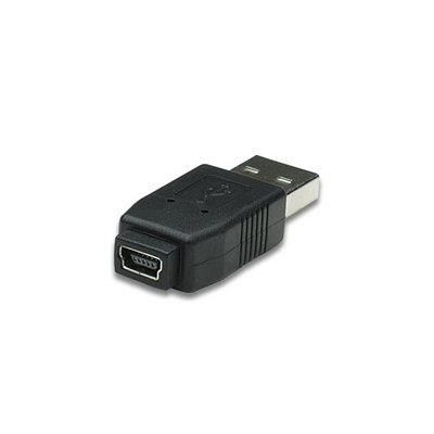 Adattatore Convertitore USB A Maschio a Mini B Femmina Nero