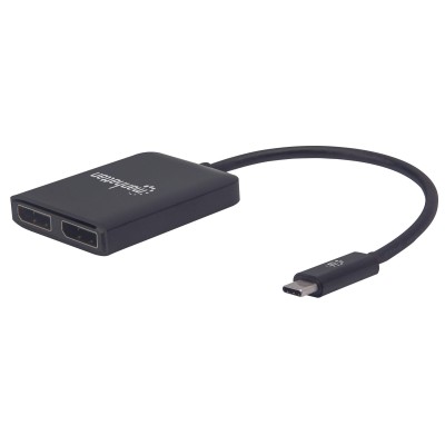 Adattatore Convertitore USB-C&trade a 2x DisplayPort Hub MST