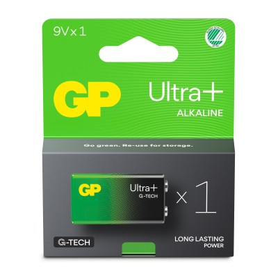 Batteria GP Ultra Plius Alcalina 9V 1604AUP/6LF22