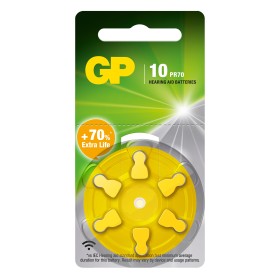 Batterie a Bottone per Apparecchi Acustici ZA 10/PR70 6pz