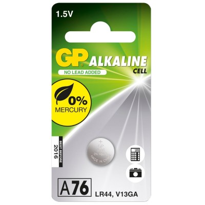 Blister 1 Batteria a bottone A76 LR44
